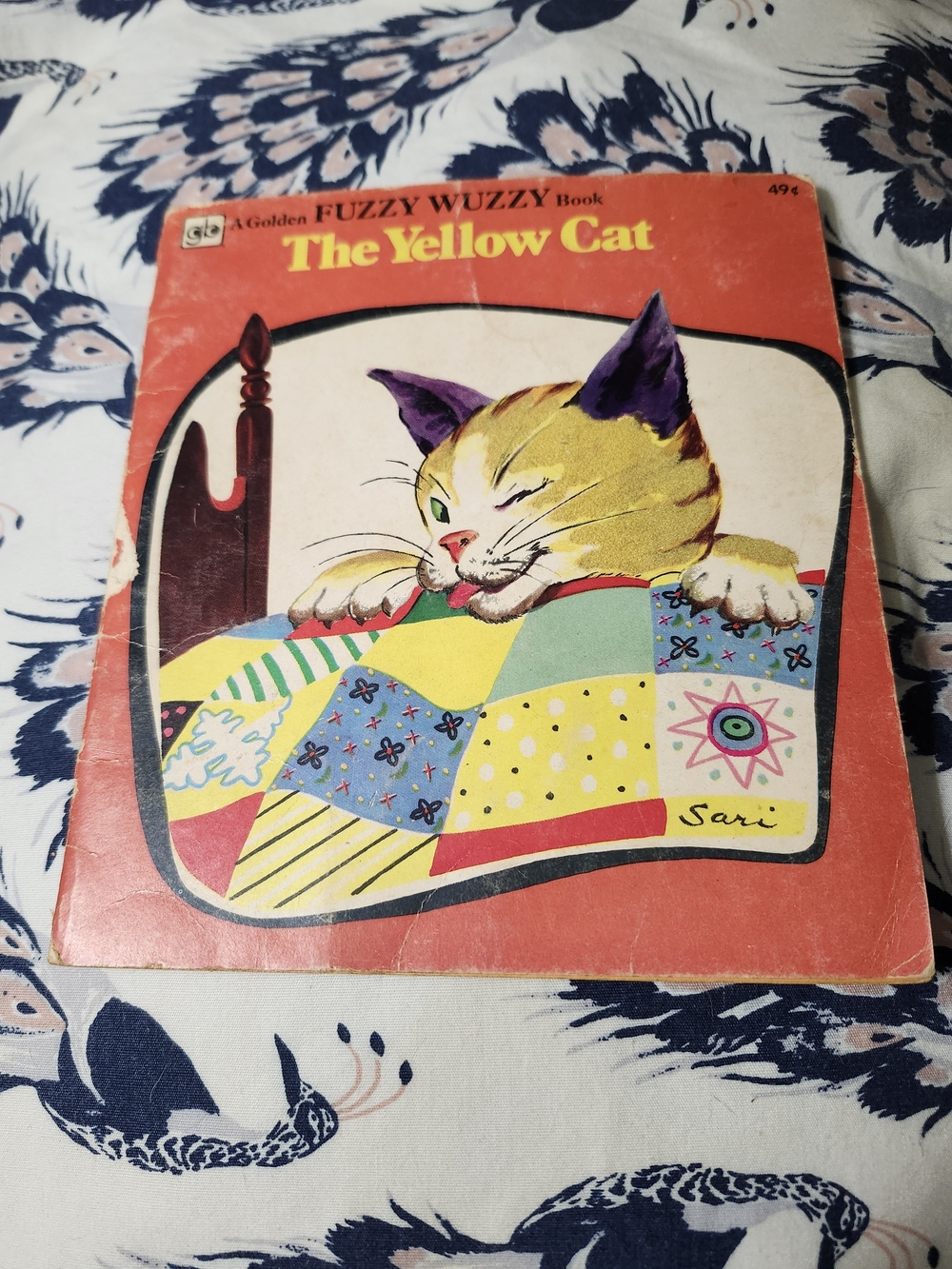 Vintage 1952 "The Yellow Cat" Children's Book